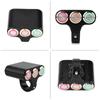 22mm Motorcycle Handlebar Mount Switch Headlight Hazard Brake Fog Light ON OFF with LED Light