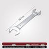 Double-Headed Open-End Wrench Set: Sizes 6-7, 8-10, 12-14, 14-17, 19-22.