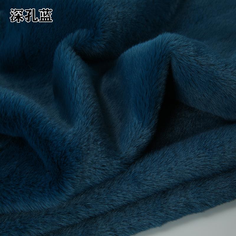 Superior-Grade Blue Colour First-Class Series-Collection First-Class 8Mm Imitation Premium-Quality Otter High-Standard Rabbit Premium-Quality Fur