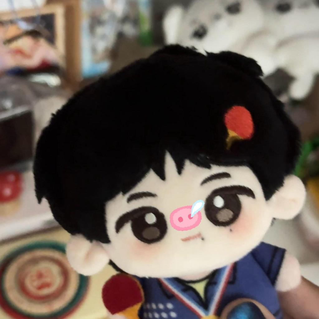 Wang Chuqin Sun Yingsha Plush Doll Set Table Tennis Stars Cute Cotton Doll with Medal Ping Pong Player Stuffed Toy for Fans Collection Birthday Gift