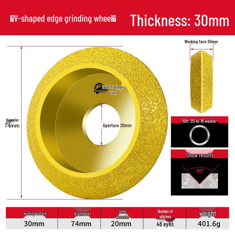 Taichung Diamond Grinding Tool for Marble, Quartz, and Tile Polishing and Trimming