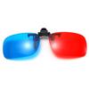 Red Blue Green 3D Glasses Black Frame For Dimensional Anaglyph Movie Tv