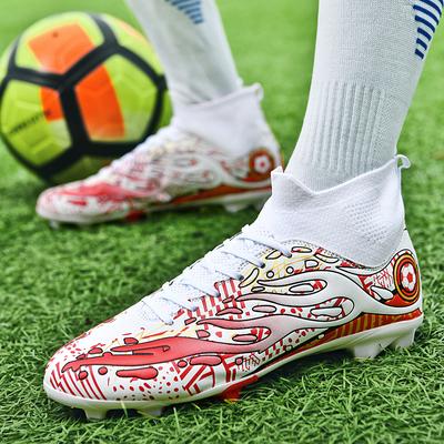 2024 Módní Unisex Kopačky Kopačky Kopačky Kotníkové boty Mládež Tréninkové tenisky Outdoorová sportovní obuv Ronaldo