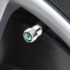 Car Sticker 2025 Hot New Sporty Aluminum Car Wheel Tire Valve Caps Tyre Rim Stem Covers Airdust Waterproof For Skoda Universal V