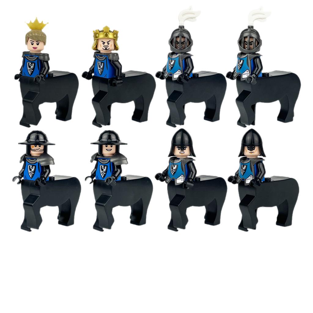 Medieval Red Dragon Knight Scorpion Country Soldier Figure M8179 M8180 Children'S Assembling Toy