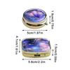 Metal Medicine Box Iris Pill Packaging Health Products Moisture Resistant Storage Case Personalized  Casket