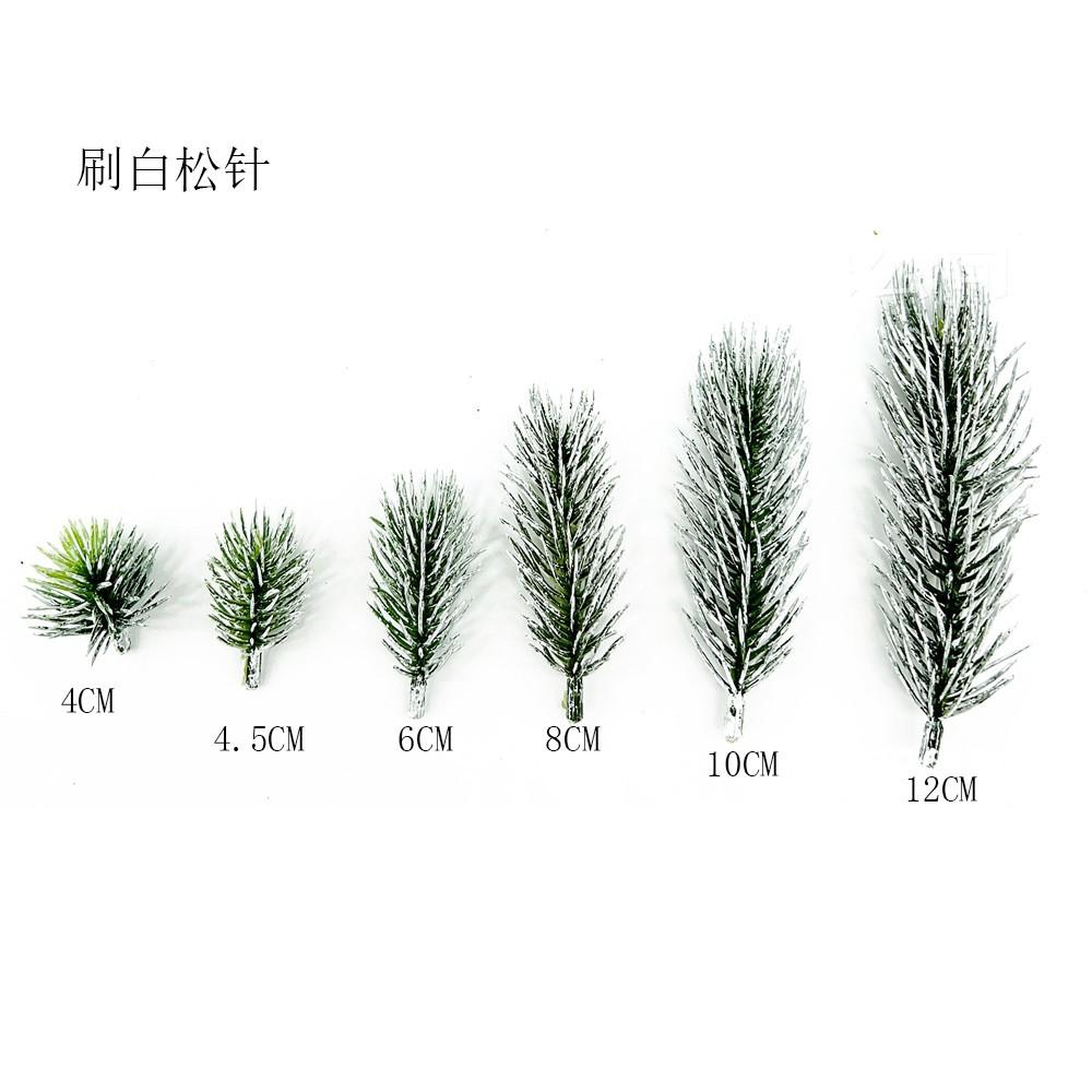 10 ks Borové větvičky Umělé rostliny Vánoční Svatba Domov Ozdoby na strom DIY Ruční práce Kytice Dárková krabička Umělé rostliny Jehličí