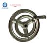 Extraordinary Plated Cast Iron Handwheel 28x320 with Round Rim Crank Handle B/T7273.3-94