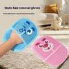 1Pc Cute Pet Hair Removal Gloves Reusable Removal Gloves Double-Sided Grooming Gloves Static Cleaning Hair Removal Beauty Tool