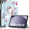 Case for Samsung Galaxy Tab A9 2023 8.7" X110/X115 Tablet Case Alogy Book Cover Unicorn Blue