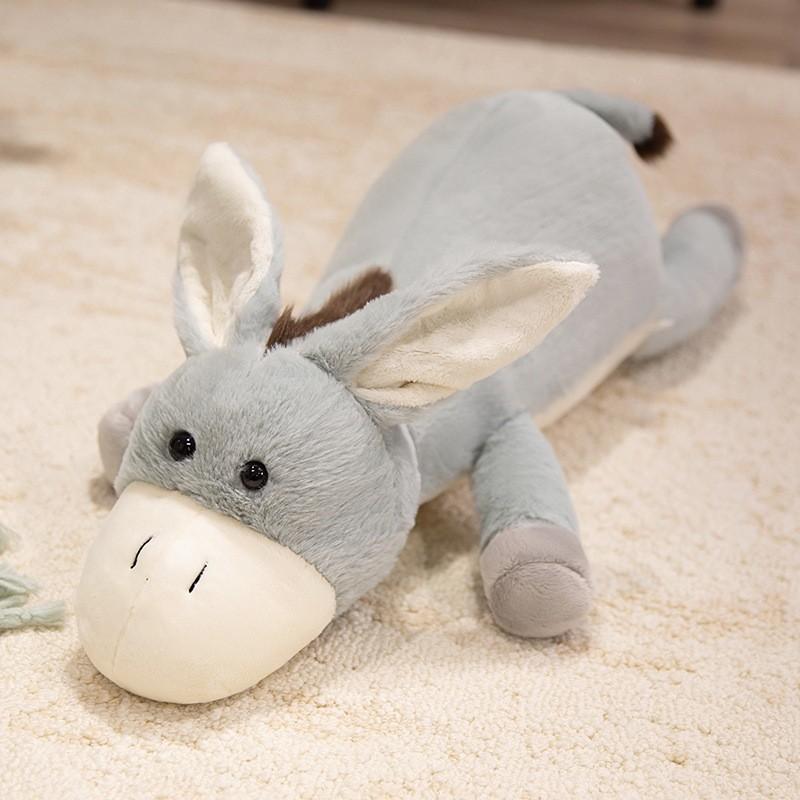 Big Donkey Eared Plush Toy Animal Long Bar Pillow Room Decoration Children Gift