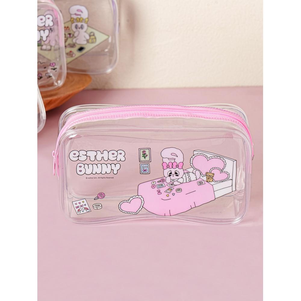 

Daiso Esther Bunny Clear Pouch Medium Pink (Regular) Guitar (Esther Bunny Walking)