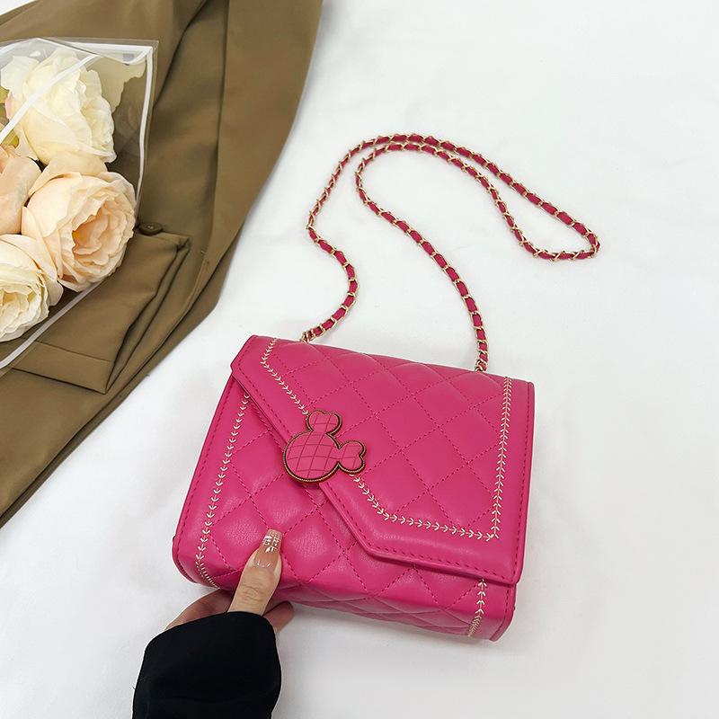 Women's New Chain Shoulder Bag Simple Casual Crossbody Bag Fashion Trendy Small Square Bag