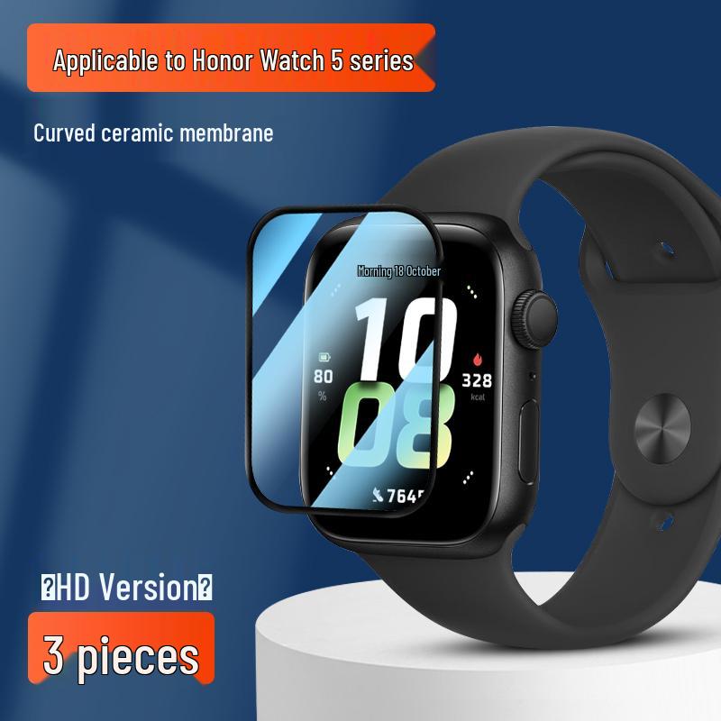 Honor Watch 5/4 Tempered Hydrogel Protective Film - Fashionable Sports Style