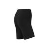 Li-Ning Fitness Series Solid Color Slim High Waist Breathable Comfortable Sports Shorts Women Shorts Black AUSU030-1