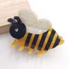 cartoon small cute acrylic back-to-school season Bee, apple and calculator style hairpin, small hair claw