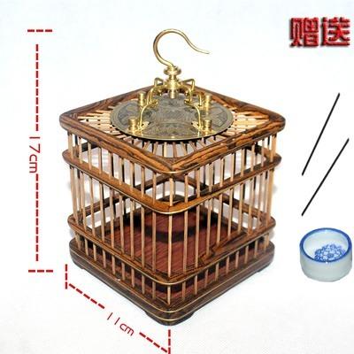 Redwood Copper Topped Grasshopper Cage Large Leaf Yellow Pear Flat Topped Chirping Insect Small Cage Grasshopper Cage