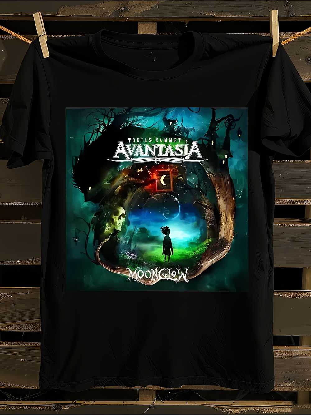 

Avantasia Tobias Sammet 2024 Tour T-Shirt Mens Tshirt Womens Tshirts with Letters Print Short Sleeves T-Shirt Casual Street Tee Shirt Top S