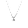 Luxury Square Sugar And Diamond Necklace Elegant Pendant Gift For Girlfriend Valentine's Day Gift For Mother