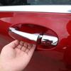 For Mercedes Benz A B C E Class W177 V177 W247 W213 X253 W205 2016-22 ABS Carbon Fiber Car ABS Chrome Door Handle Cover Trim LHD