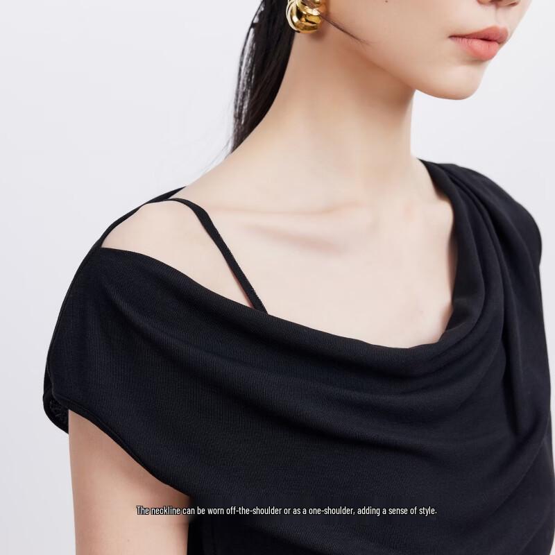 VEROMODA Lyocell Blend Convertible Long Dress