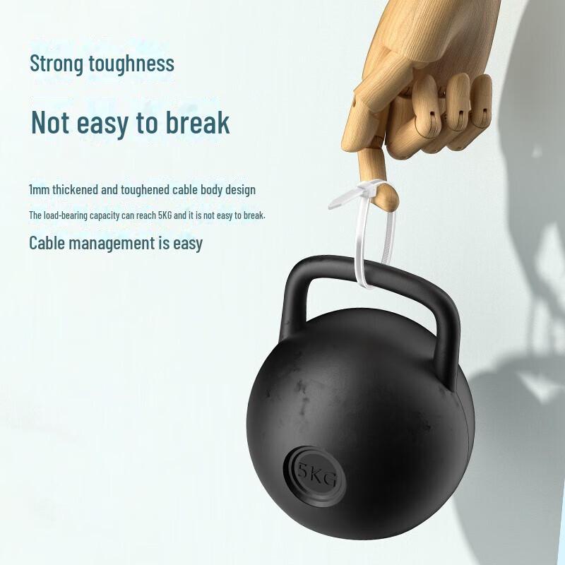 Shanze Self-Locking Nylon Cable Tie for Desktop, Gardening, and Wire Management