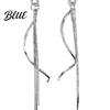Long Earrings 1 Pair Women Infinity Symbol Tassel Drape Style