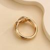 Solid Color Shawl Rings Clip Double Happiness Knot Scarf Accessory  Female Fashion