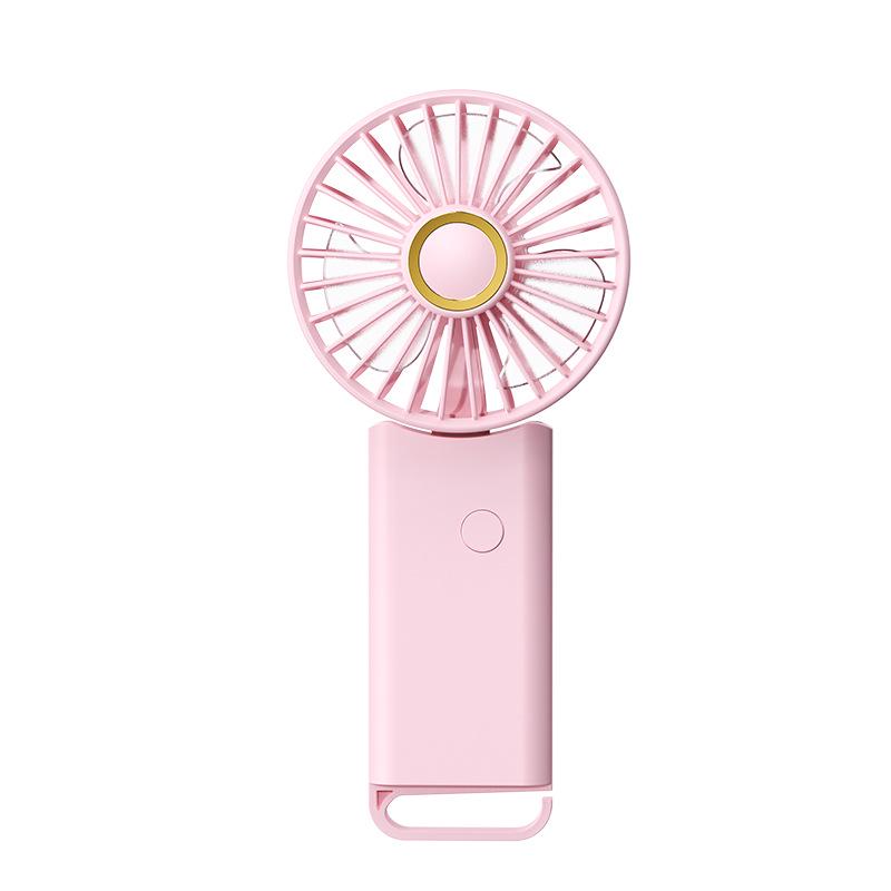 Portable USB Handheld Fan: Transparent, Strong Wind, Outdoor Use