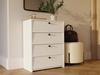 Loka White Shoe Cabinet