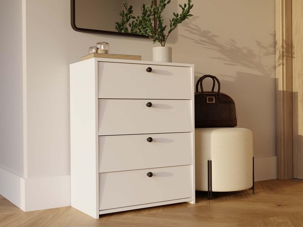 Loka White Shoe Cabinet