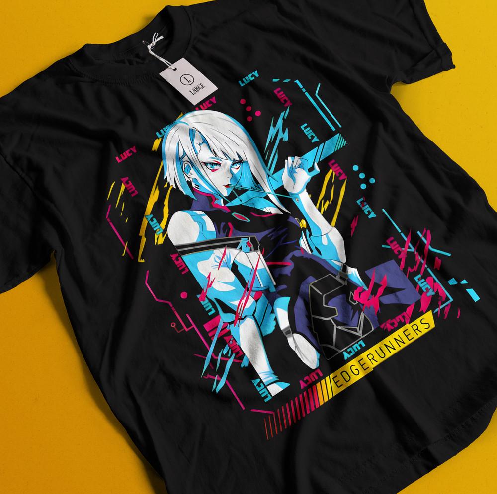 

Винтажная специальная футболка с аниме-любовью, японская футболка, футболка с аниме, футболка в подарок манга S