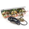 3 in1 52mm Car Oil Pressure Water Temp Amp Meter Gauge with Sensor Triple Gauge Set Auto Mechanical Chrome Panel Oil Press