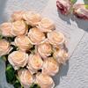 Forniture per Feste Rosa di Seta Vintage 8 Colori Fiori Artificiali Alta Qualità Piccola Rosa Decorazione per la Casa