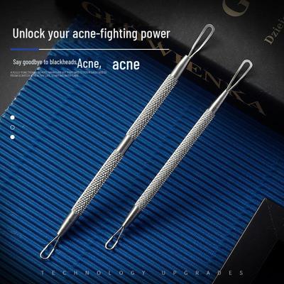 Stainless Steel Double-Headed Acne and Blackhead Extractor Tool