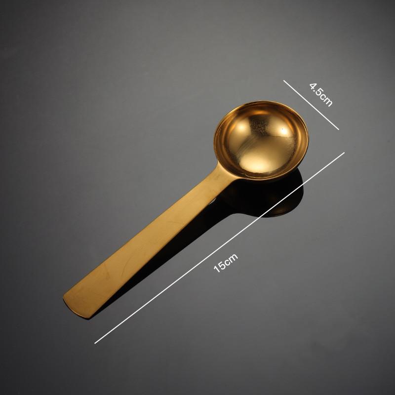 Stainless Steel Multifunctional Coffee Food Tea Measuring Spoon Kitchen Accessories Baking Tools 10-15ML Solid Color Spoons