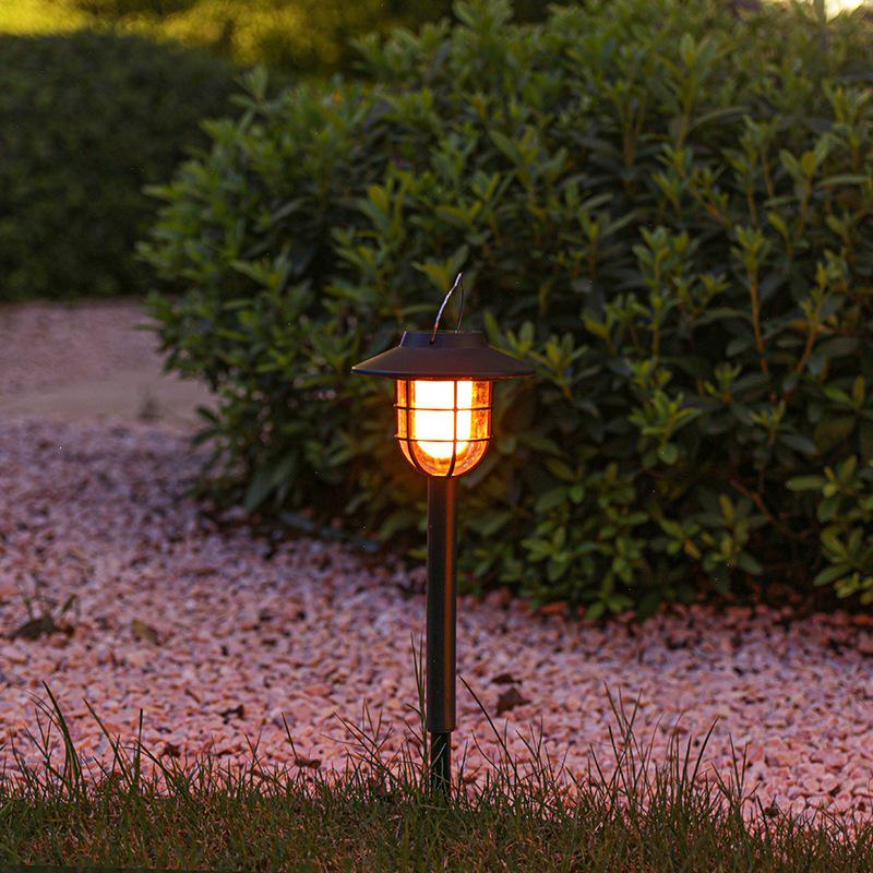 Waterproof Solar Flame Garden & Wall Lamp for Outdoor/Indoor Use