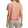 Under Armour Movement Short Sleeve Solid Color Quick Dry Drop Shoulder T-Shirt Women T-Shirts 6000217-696