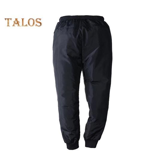 Zimní pánské vycpané kalhoty Silný elastický pas Větruodolné Teplé péřové kalhoty Nadměrná velikost Vodotěsné Pánské kalhoty pro muže středního věku Otce pro venkovní každodenní nošení