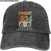 Vintage  Limited Edition Hat for Unisex Women Adjustable Cotton Printed Birthday Baseball Cap