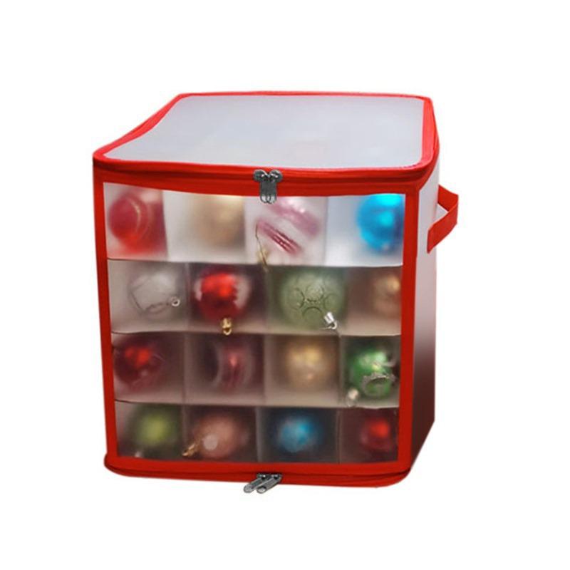 64-Grid Baubles Storage Box Christmas Balls Storage Xmas Tree Decorations Organizer Bauble Storage Divider Toys Storage Box