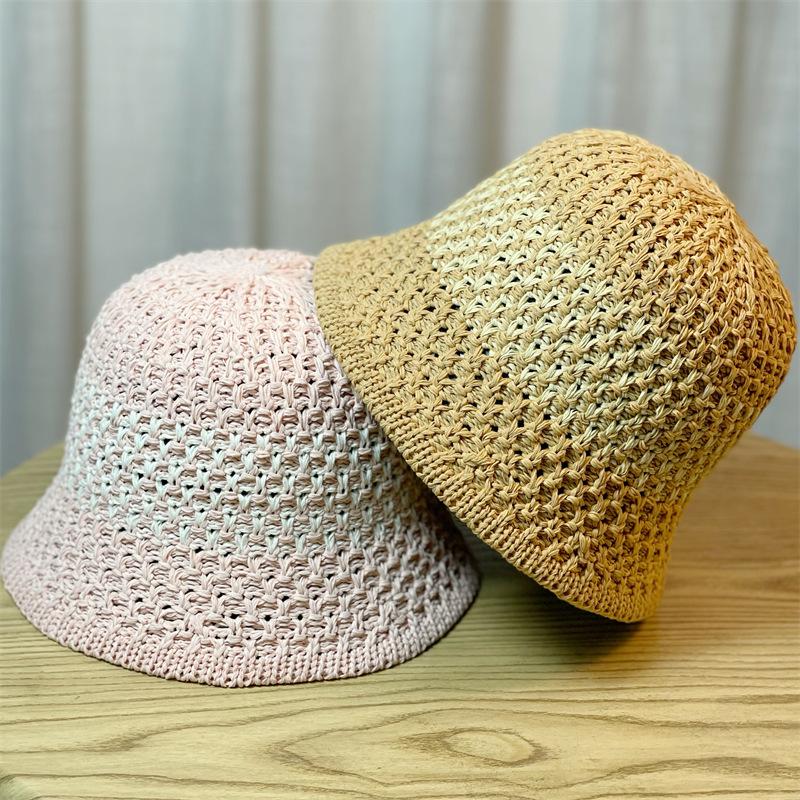 Womens Hat Fisherman Summer Travel Fashion Casual Shade Handwoven Hat Straw