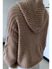 2026 Autumn/Winter Bestseller: Women's Cable Knit Hat Cardigan, European & American Style Chunky Sweater, Solid Color