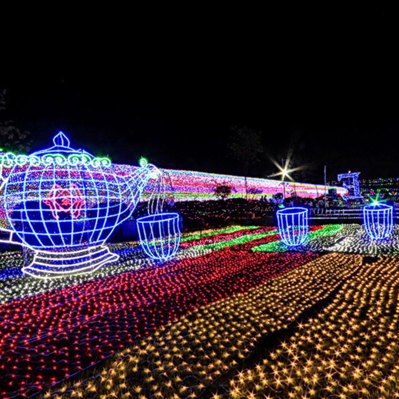 LED String Light Christmas Net Lamp with 8 Modes for Party Garden Decoration