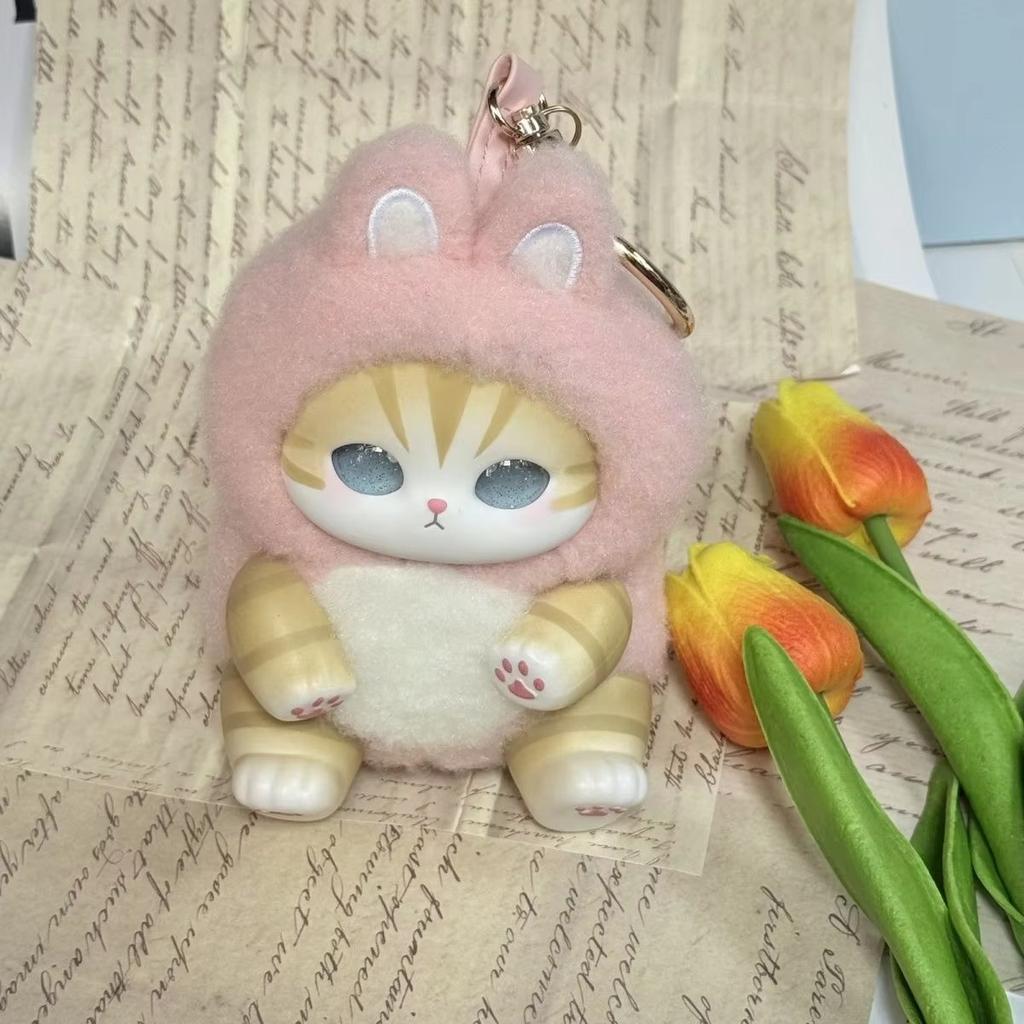 New Mofusand Vinyl Series Toys Shark Cat Surprised Box Toy Ornaments For Kids Birthday Girl Gift Pendant Replica