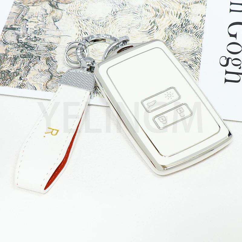 Pokrowiec na kluczyk samochodowy TPU Etui Brelok Do Renault Espace 5 Kadjar Koleos Captur Megane 4 Talisman Arkana Dacia Sandero Breloczek