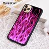 Red Blue Neon Flames Fire Phone Case For iPhone 17 Air 16 Pro Max 15 14 Plus 12 13 Shell Cover Coque