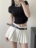 Damen High-Waist Faltenrock Schlankmachend - Frühling/Herbst, Anti-Exposure, Altersreduzierend, Hot Girl Stil