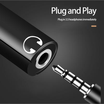 2 In1 Fast Charging High Fidelity Sound Stable Signal Plug Play Audio Adapter Type-C To 3.5mm Headphone Jack Converter Audio Accessories