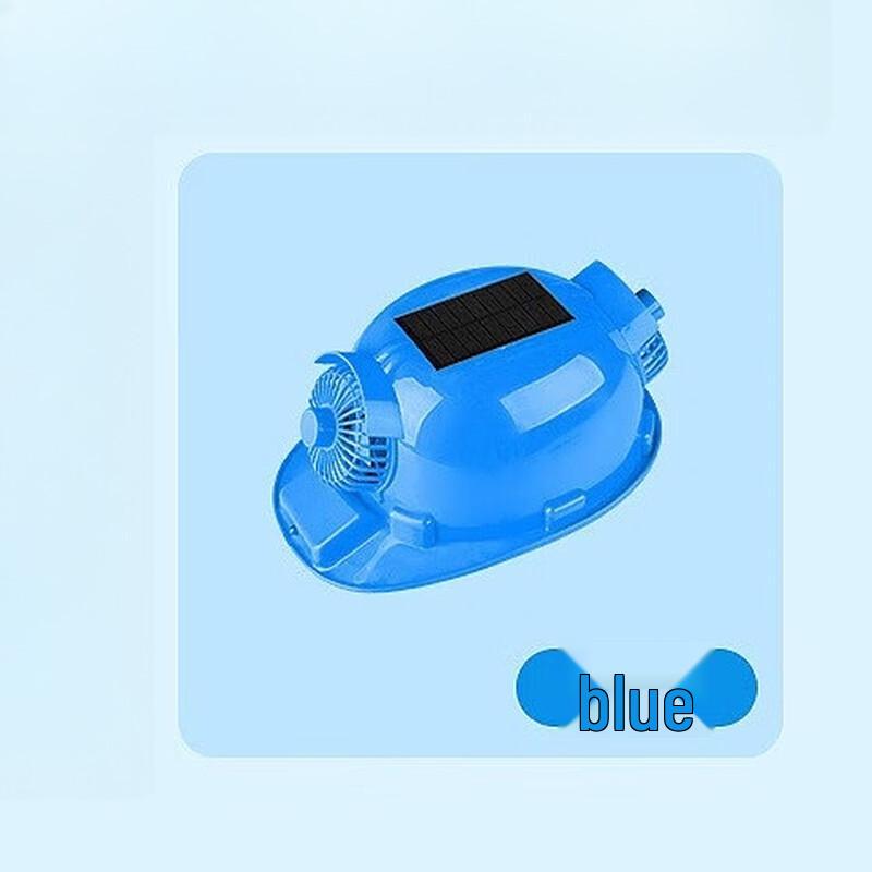 Qingniu Solar Dual Fan Cooling Safety Helmet with LED Light
